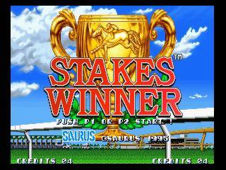Game | SNK Neo Geo AES | Stakes Winner [Japan]