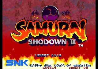 Game | SNK Neo Geo AES | Samurai Shodown III NGH-087