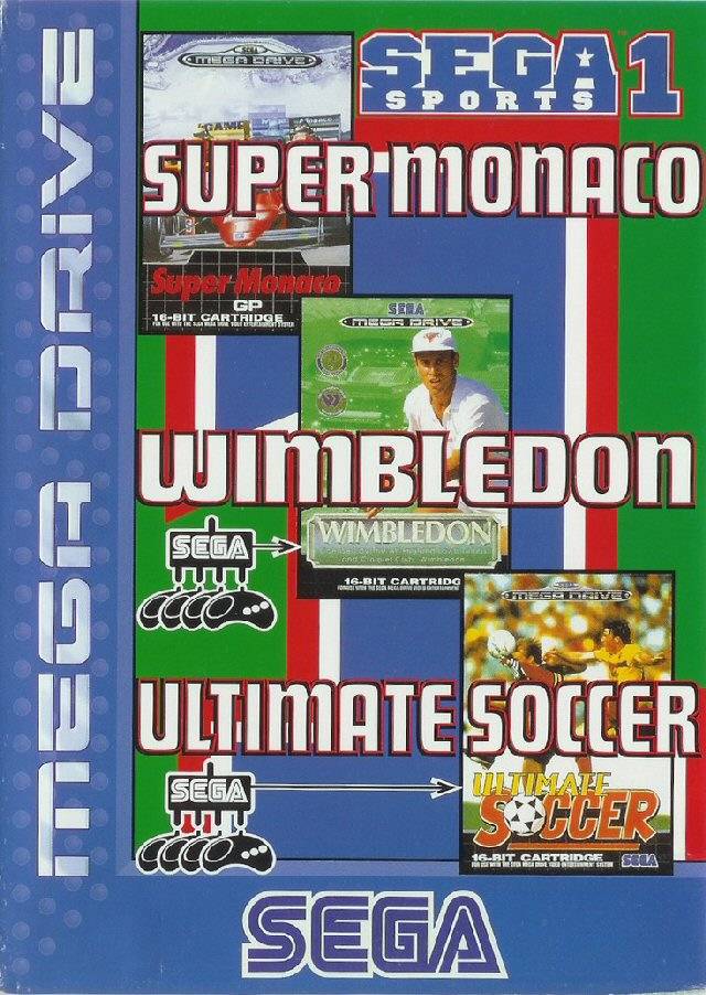 Jeu complet original Megadrive PAL SEGA SPORTS 1 monaco GP soccer wimbledon - Jeux vidéo Jeu complet original Megadrive PAL SEGA SPORTS 1 monaco GP soccer wimbledon - Jeux vidéo