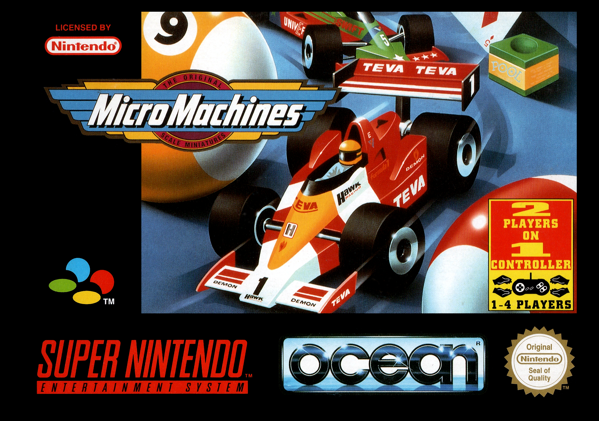 Game | Super Nintendo SNES | Micro Machines