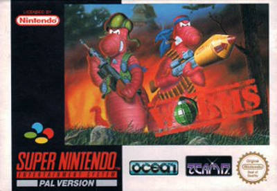 Game | Super Nintendo SNES | Worms