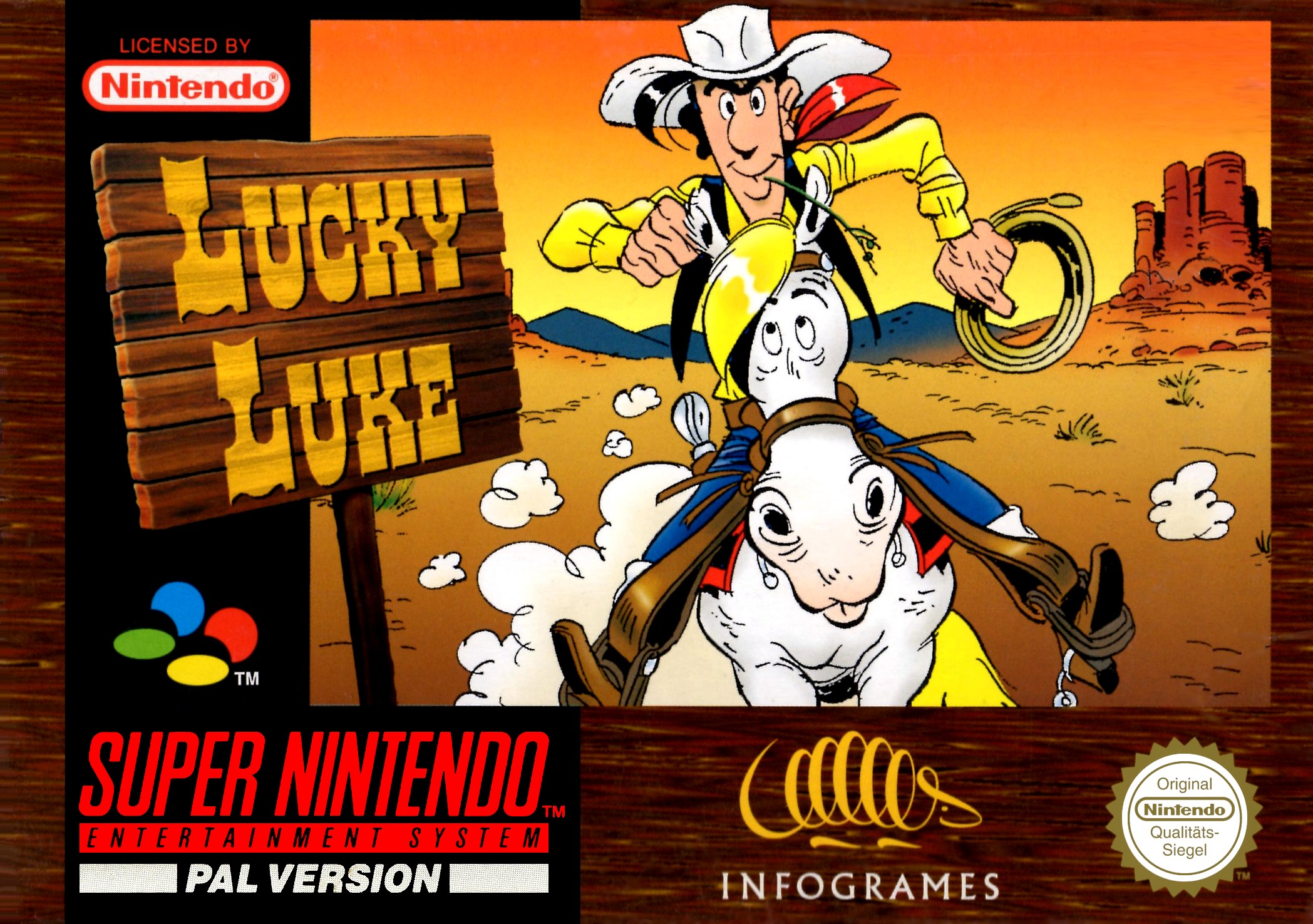 Game | Super Nintendo SNES | Lucky Luke