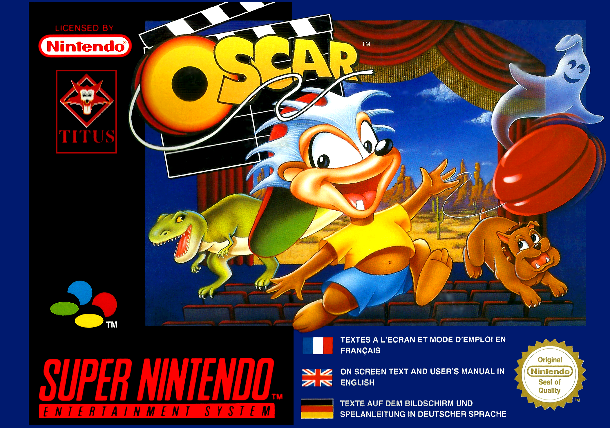 Game | Super Nintendo SNES | Oscar