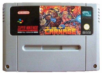 Game | Super Nintendo SNES | Total Carnage