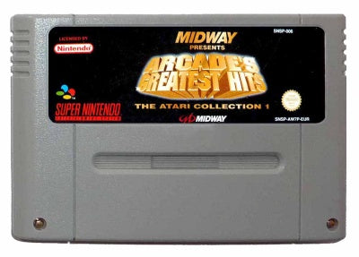 Game | Super Nintendo SNES | Arcade's Greatest Hits Atari Collection 1