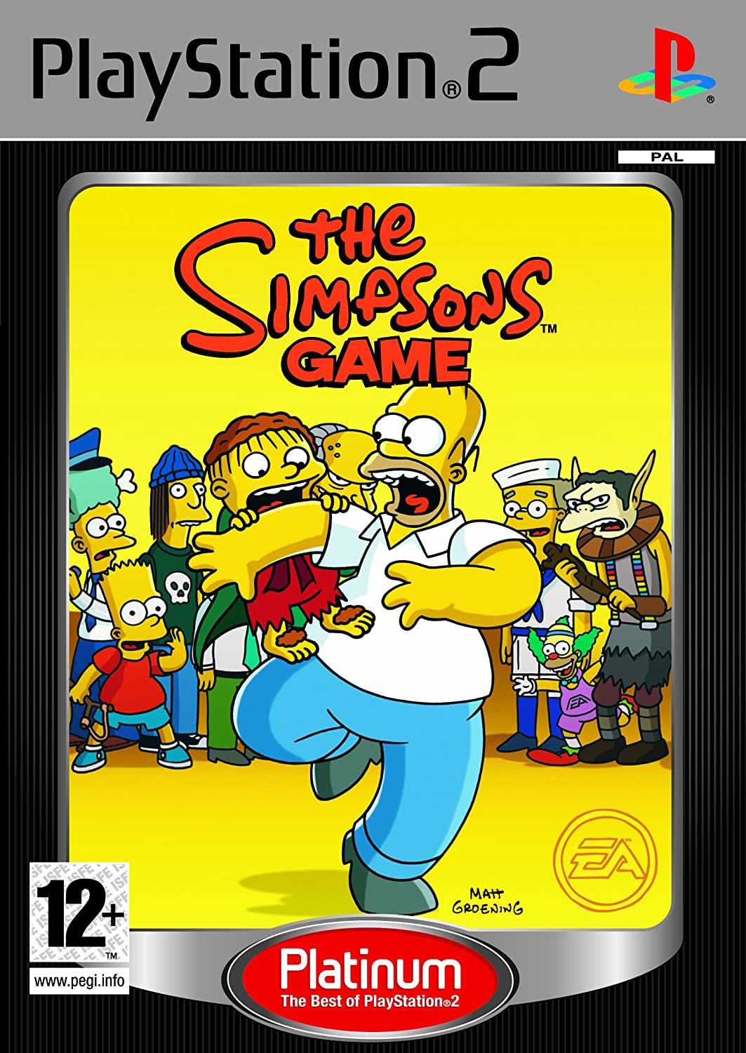 Game | Sony Playstation PS2 | The Simpsons Game [Platinum]