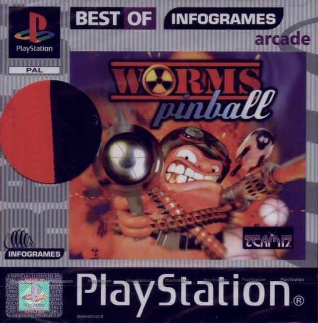 Game | Sony Playstation PS1 | Worms Pinball [Best Of Infogrames]