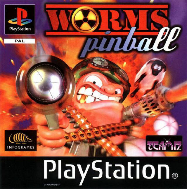 Game | Sony Playstation PS1 | Worms Pinball