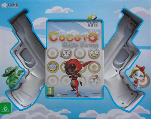 Game | Nintendo Wii | Cocoto Magic Circus [4x Gun Bundle]