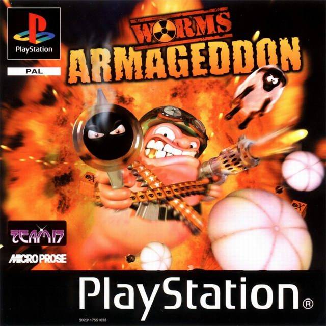 Game | Sony Playstation PS1 | Worms Armageddon