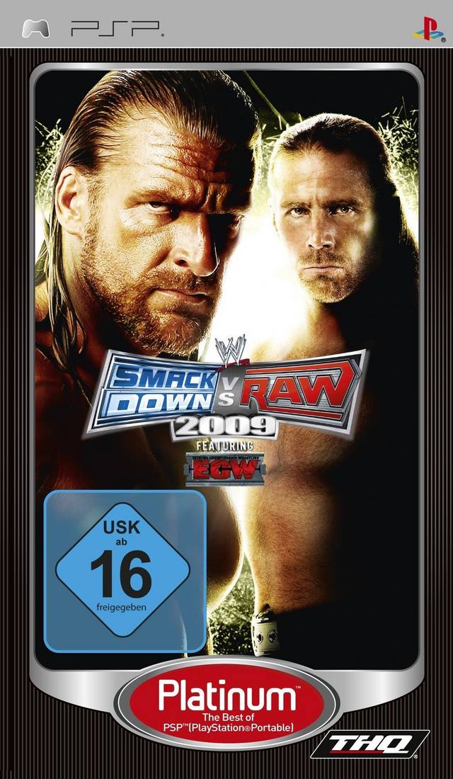 Game | Sony PSP | WWE SmackDown Vs. Raw 2009 [Platinum]