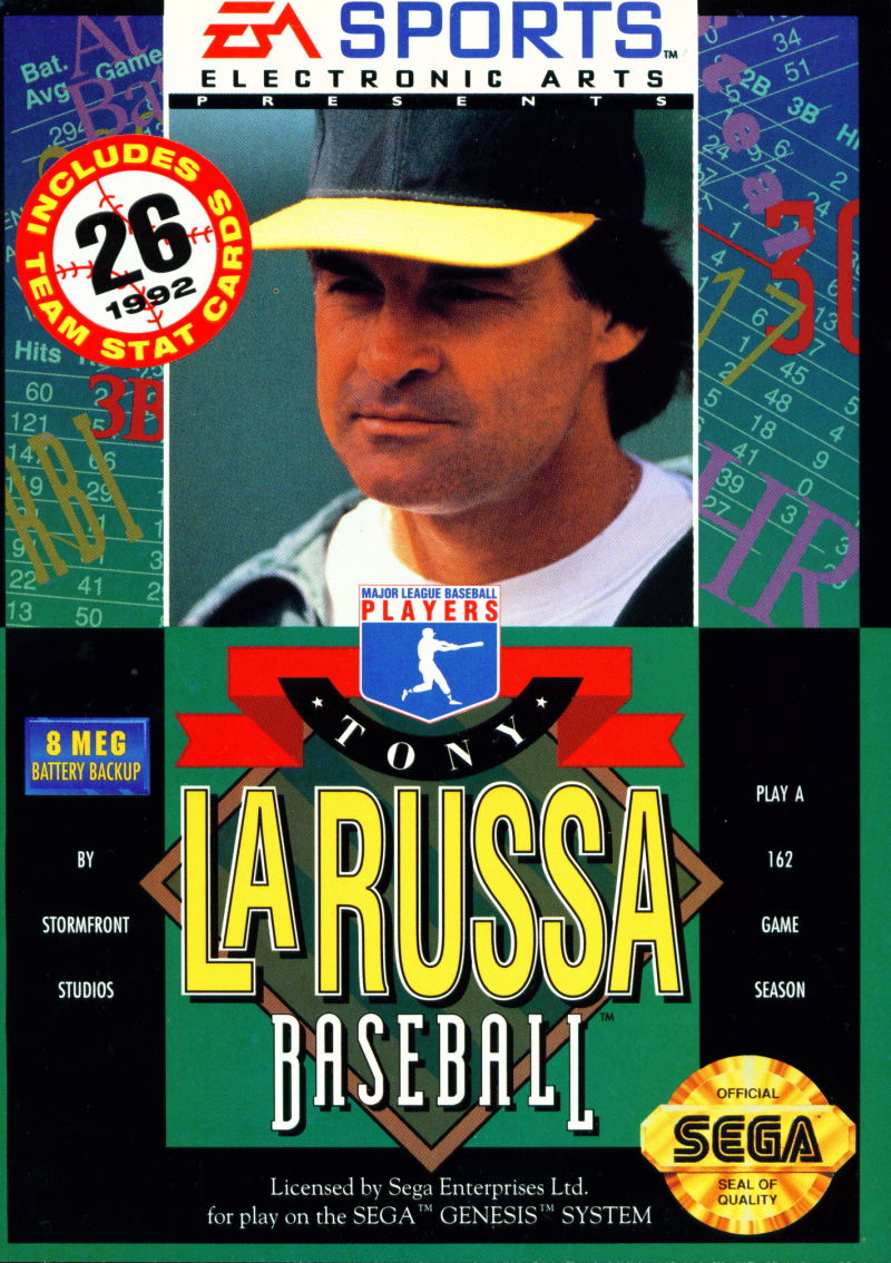 Game | SEGA Mega Drive | Tony La Russa Baseball