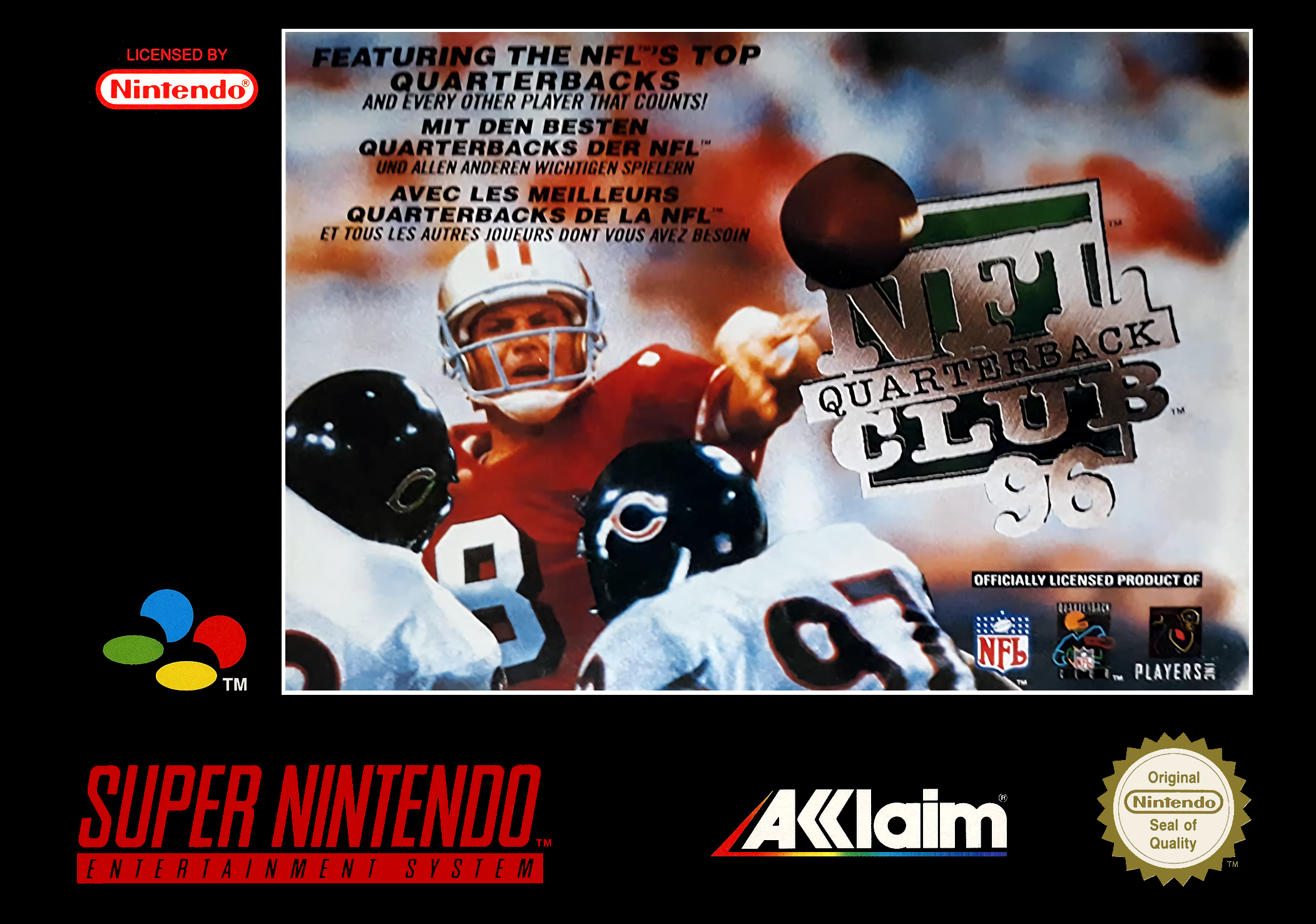 Game | Super Nintendo SNES | NFL Quarterback Club 96