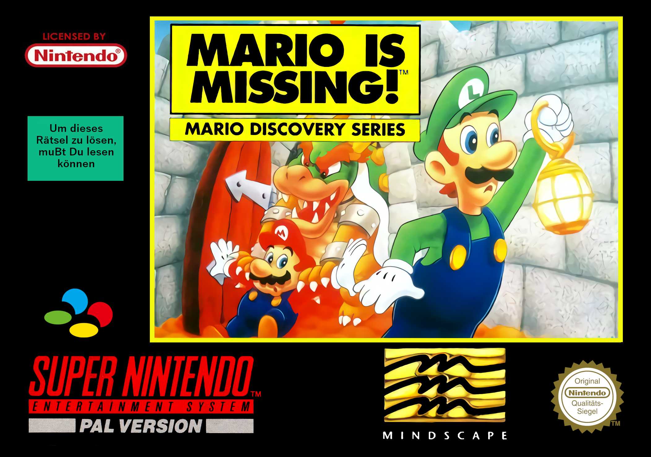 Game | Super Nintendo SNES | Mario Is Missing