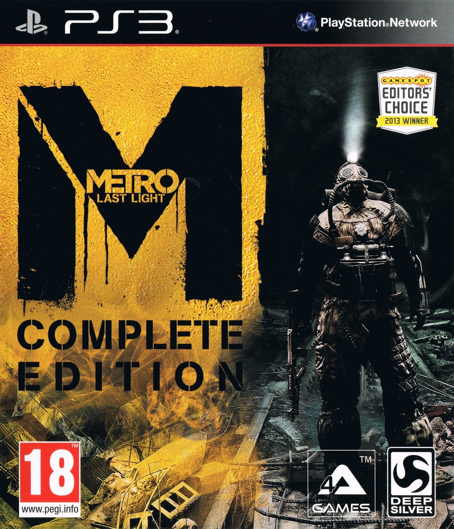 Game | Sony Playstation PS3 | Metro Last Light [Complete Edition]