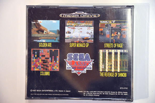 Game | SEGA Mega CD | Sega Classics Arcade Collection Limited Edition