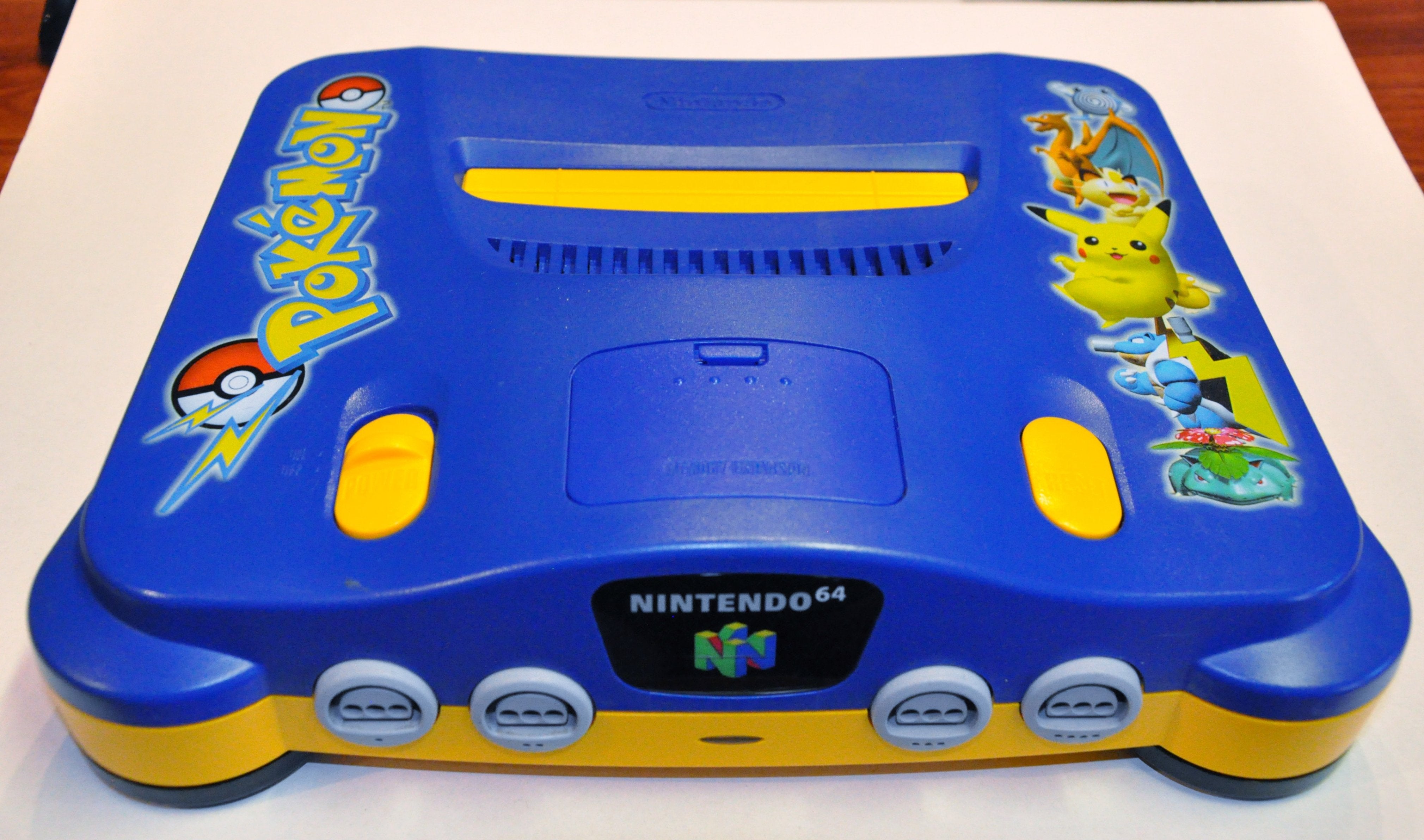 Console | Nintendo 64 | N64 Pokemon Special Edition Console NUS-001 + Controller