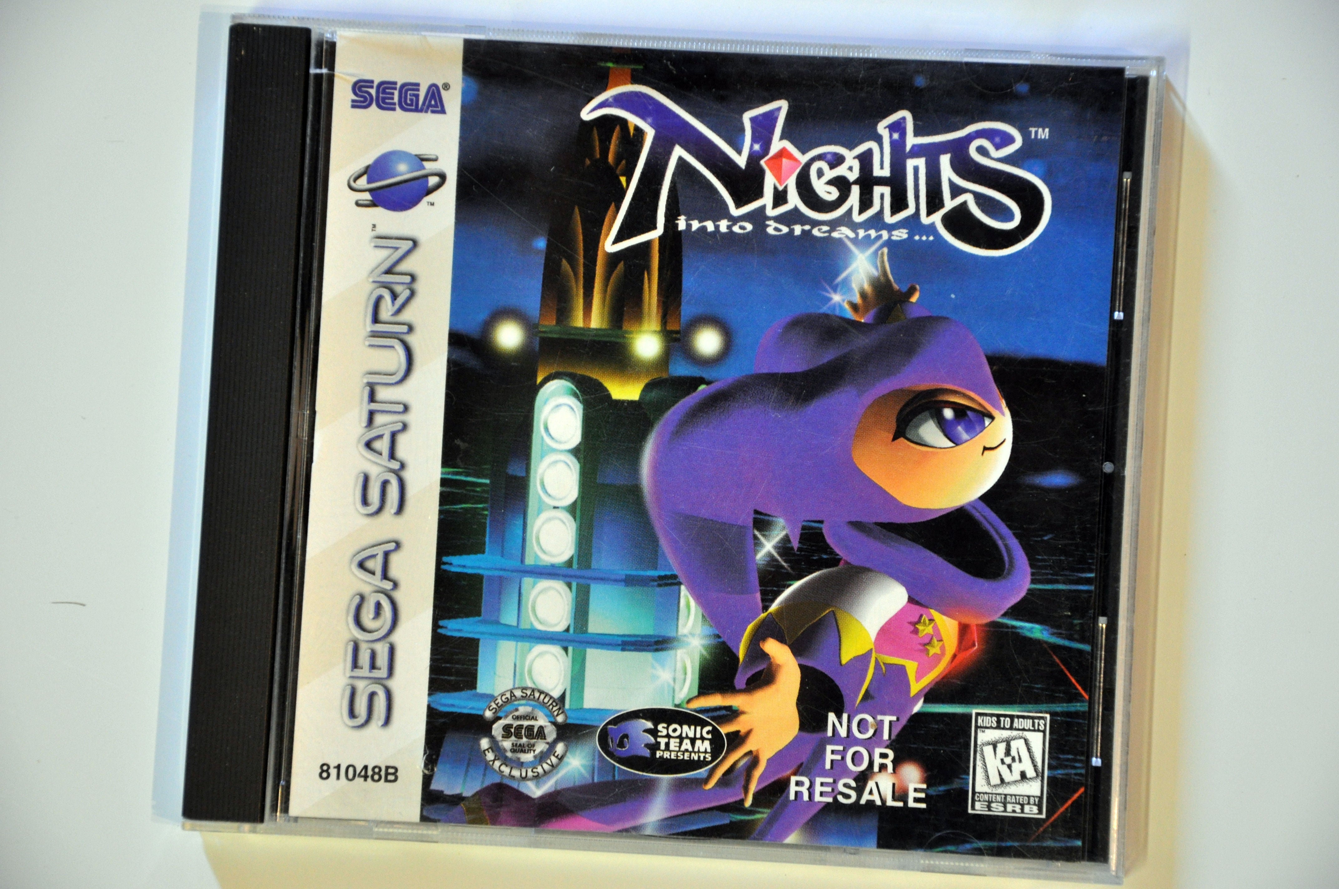 Game | SEGA Saturn | Nights Into Dreams Not for resale edition