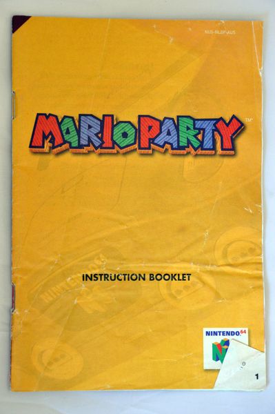 Manual | Nintendo N64 | Replacement Instruction Manuals Book