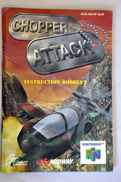 Manual | Nintendo N64 | Replacement Instruction Manuals Book
