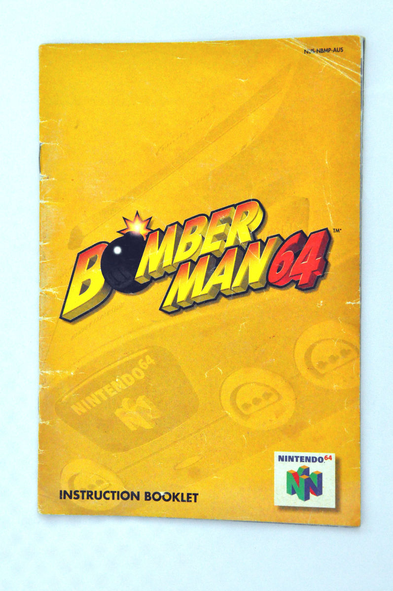 Manual | Nintendo N64 | Replacement Instruction Manuals Book