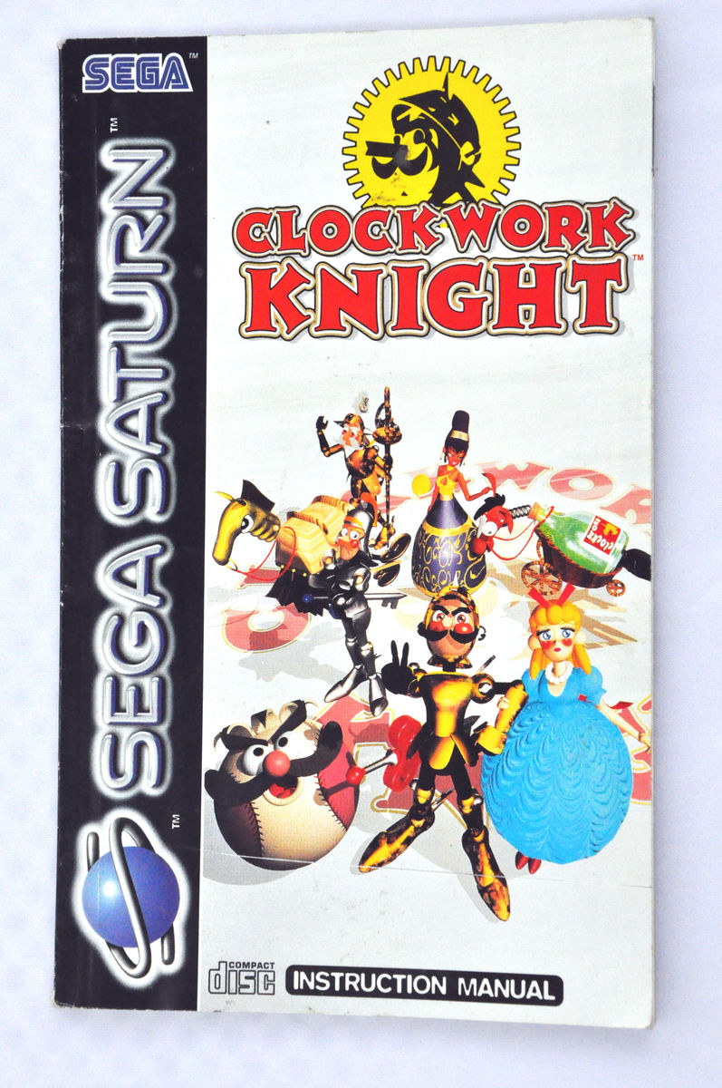 Manual | Sega Saturn | Replacement Instruction Manuals Book