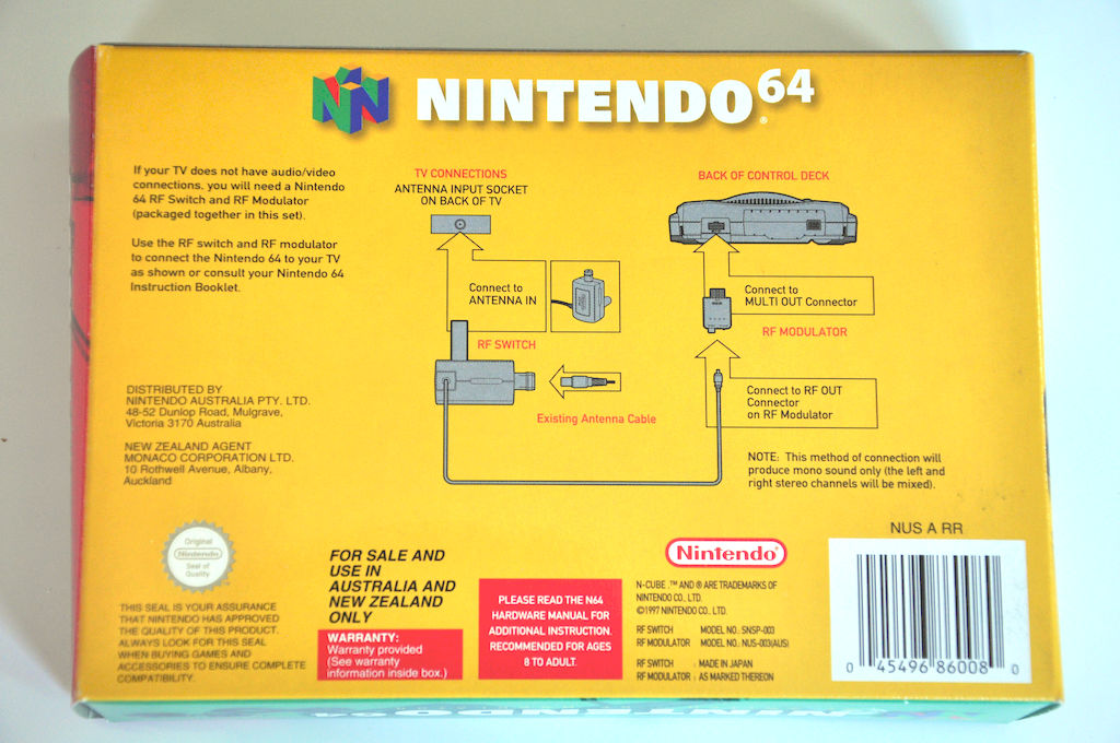 Accessory | Nintendo N64 | RF Switch Modulator