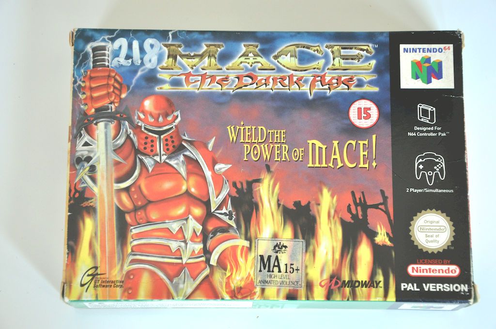 Game Nintendo N64 Mace The Dark Age Game Nintendo N64 Mace The Dark Age