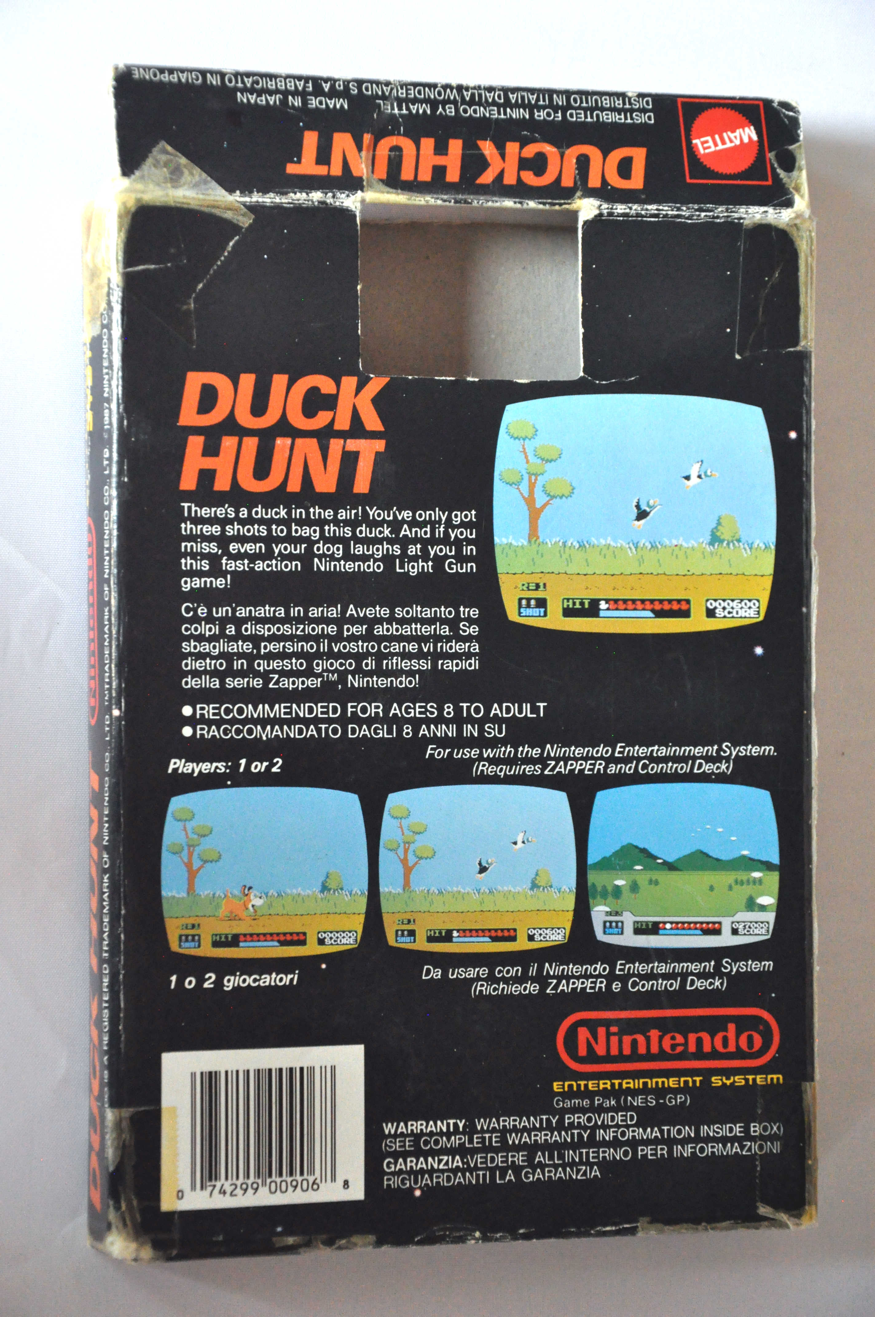 Game | Nintendo NES | Duck Hunt PAL boxed complete cib