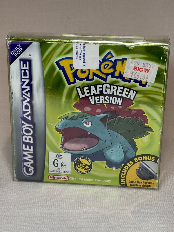 Game | Nintendo Gameboy  Advance GBA | Pokemon Leaf Green PAL