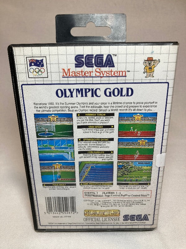 Game | Sega Master System | Olympic Gold Barcelona 92