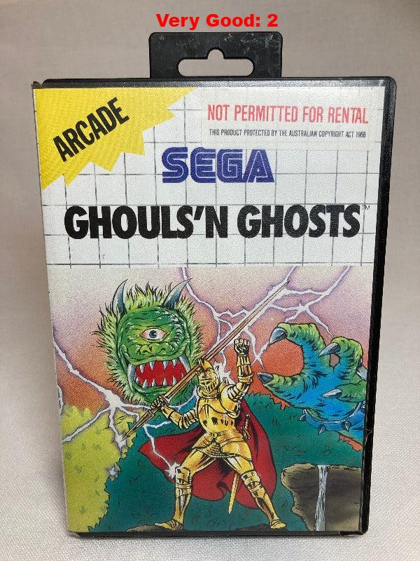 Ghouls 'N Ghosts Master System PAL - Prix - Photo - Présentation Ghouls 'N Ghosts Master System PAL - Prix - Photo - Présentation