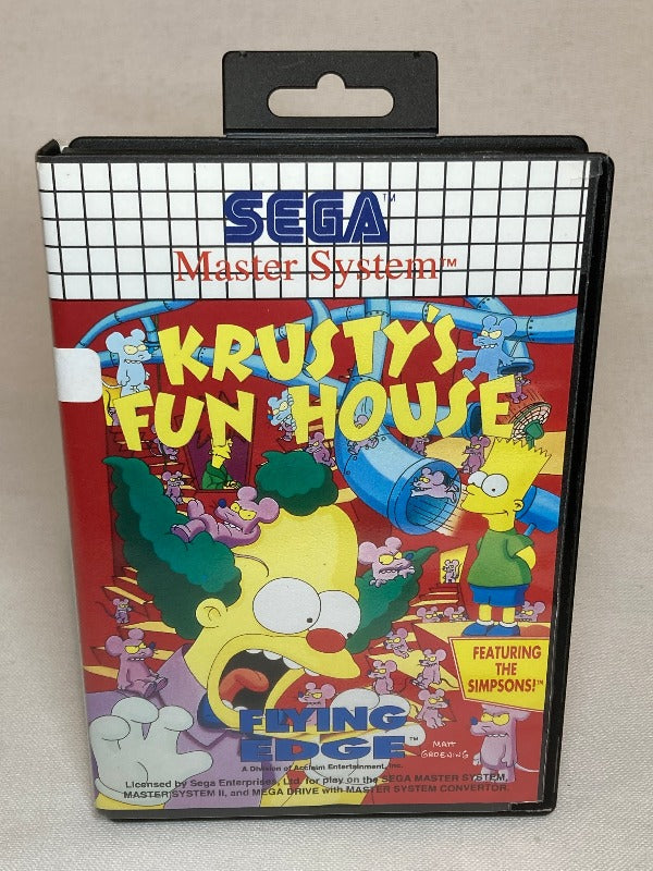 Game | Sega Master System | Krusty's Fun House