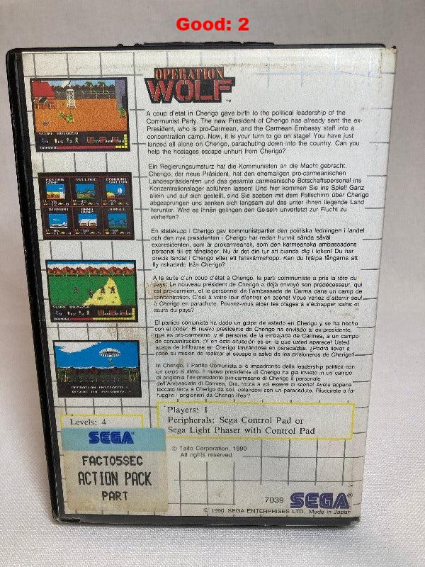 Game | Sega Master System | Operation Wolf
