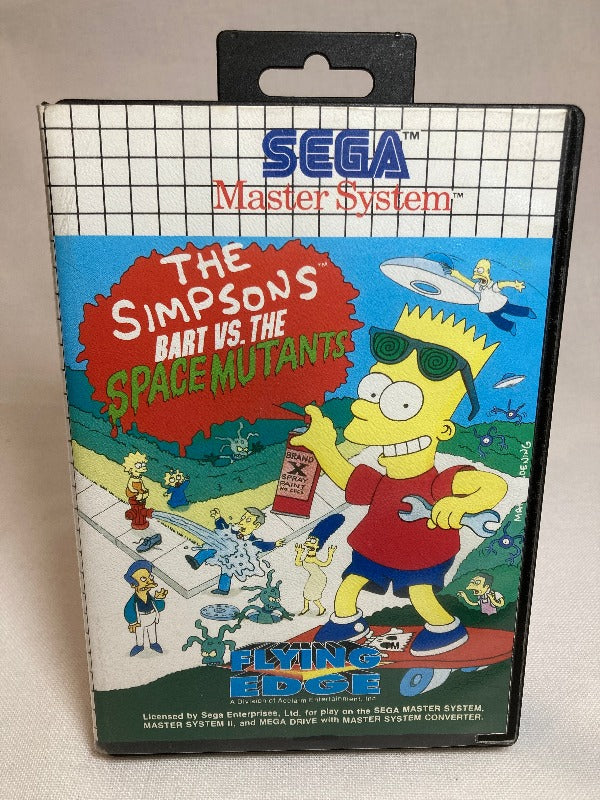 Game | Sega Master System | The Simpsons Bart Vs The Space Mutants