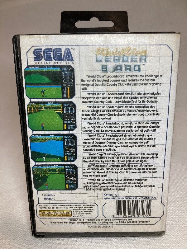 Game | Sega Master System | World Class Leader Board Golf