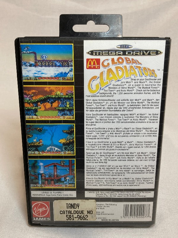 Mick & Mack As The Global Gladiators (GEN) Manual