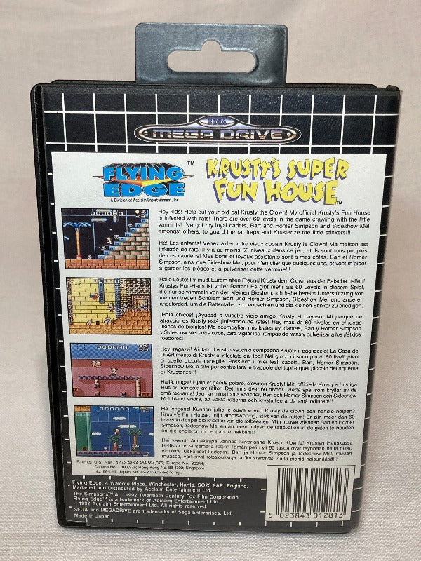 Game | SEGA Mega Drive | Krusty's Super Fun House