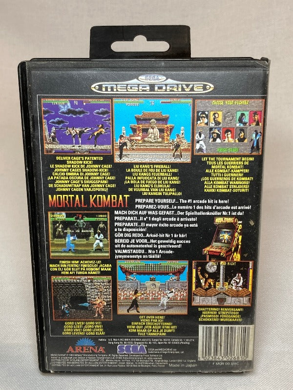 Game | Sega Mega Drive Genesis | Mortal Kombat