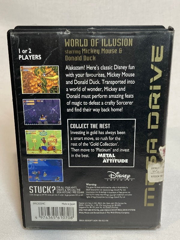 Game | SEGA Mega Drive | World Of Illusion Gold Collection Edition