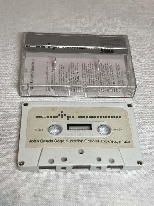 Accessory | Cassette | Sega SC 3000 Computer | John Sands Australian General Knowledge Tutor
