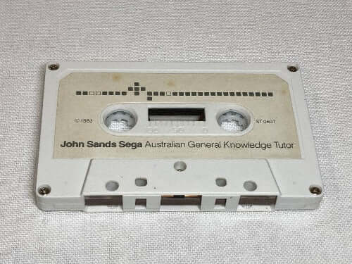 Accessory | Cassette | Sega SC 3000 Computer | John Sands Australian General Knowledge Tutor