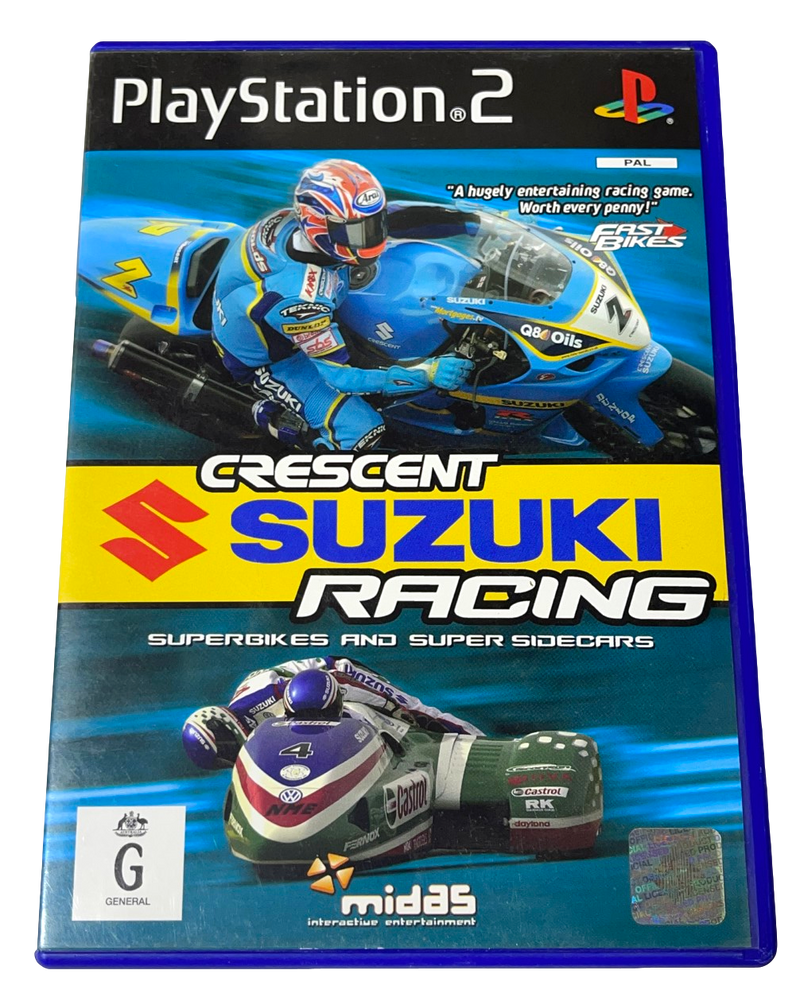 Game | Sony Playstation PS2 | Crescent Suzuki Racing: Superbikes And Super Sidecars