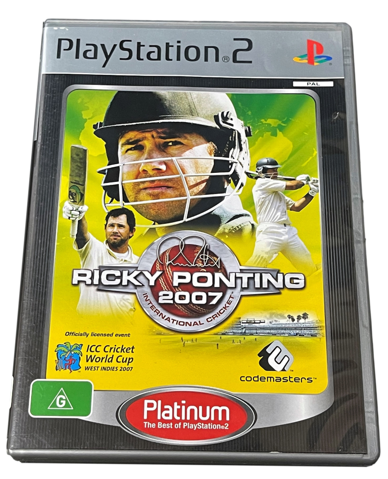Game | Sony Playstation PS2 | Ricky Ponting International Cricket 2007 [Platinum]