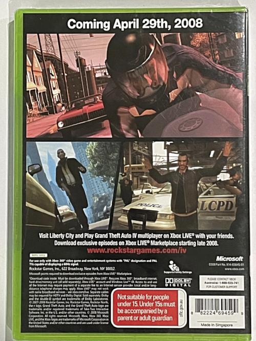 Game | Microsoft XBOX 360 | Grand Theft Auto IV Promo Pre-Order Edition