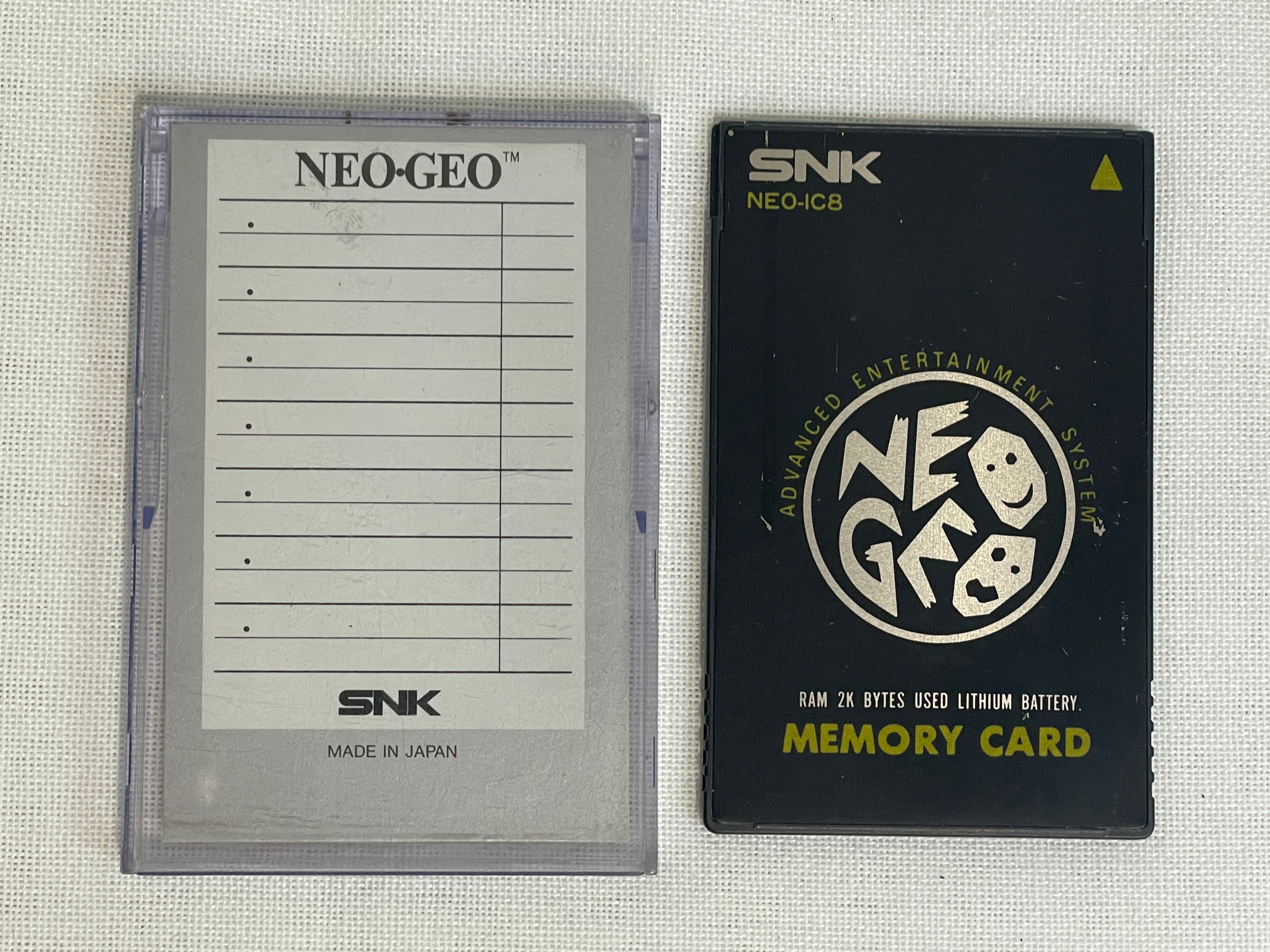 Accessory | NEO GEO | AES Memory Card NEO-IC8