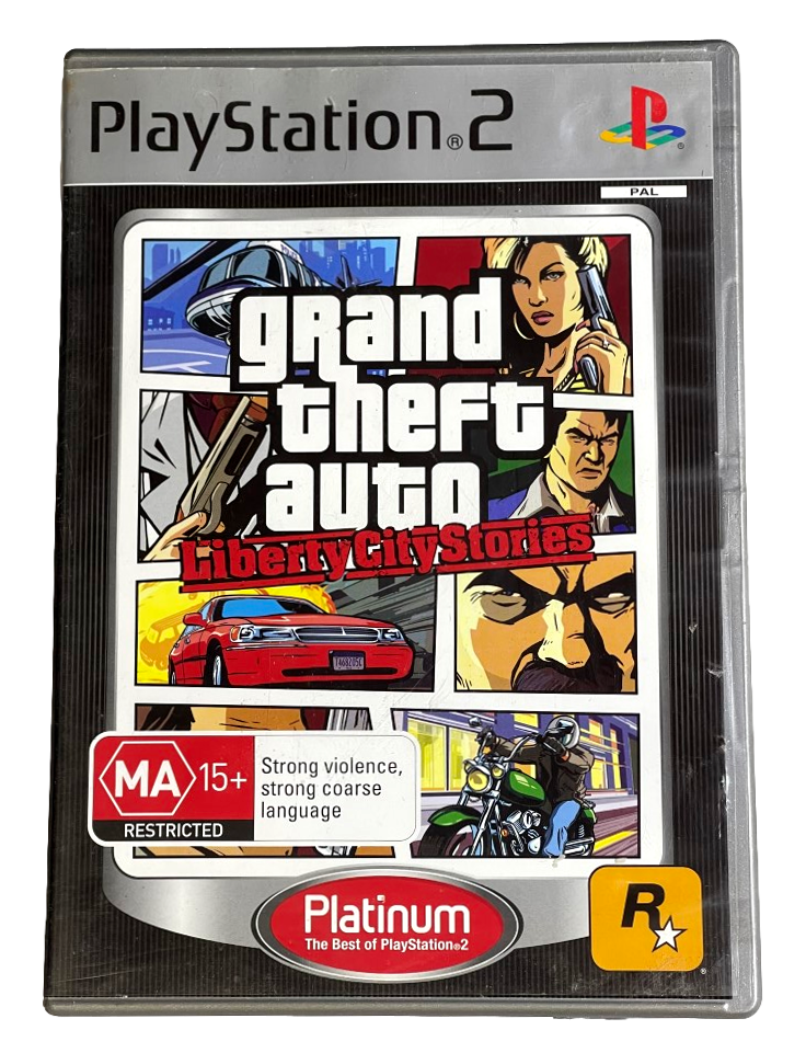 Game | Sony Playstation PS2 | Grand Theft Auto Liberty City Stories [Platinum]