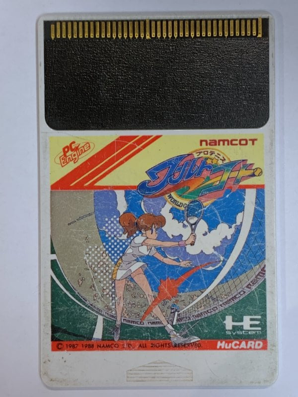 Game | PC Engine | Hu Card World Court Tennis