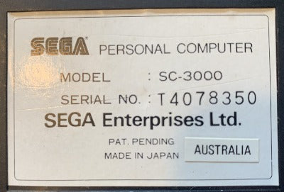 Console | Sega SC3000 I Home Computer Set