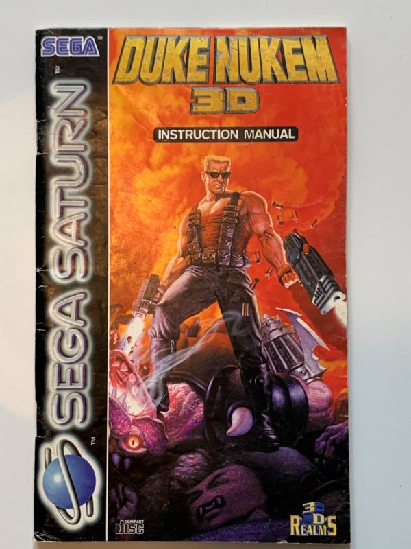Manual | Sega Saturn | Replacement Instruction Manuals Book